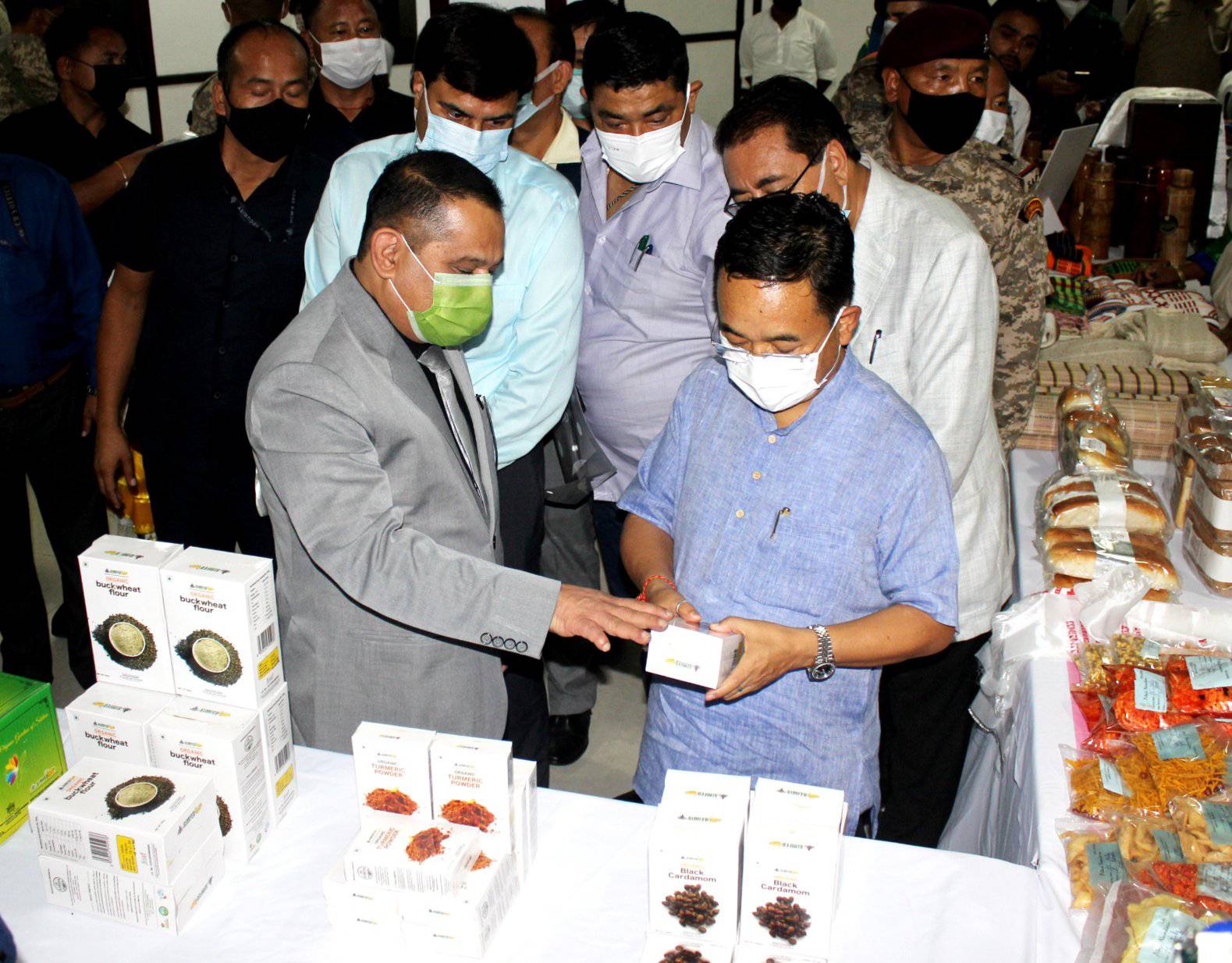 Hon'ble Chief Minister of Sikkim inspects SIMFED packaged products
